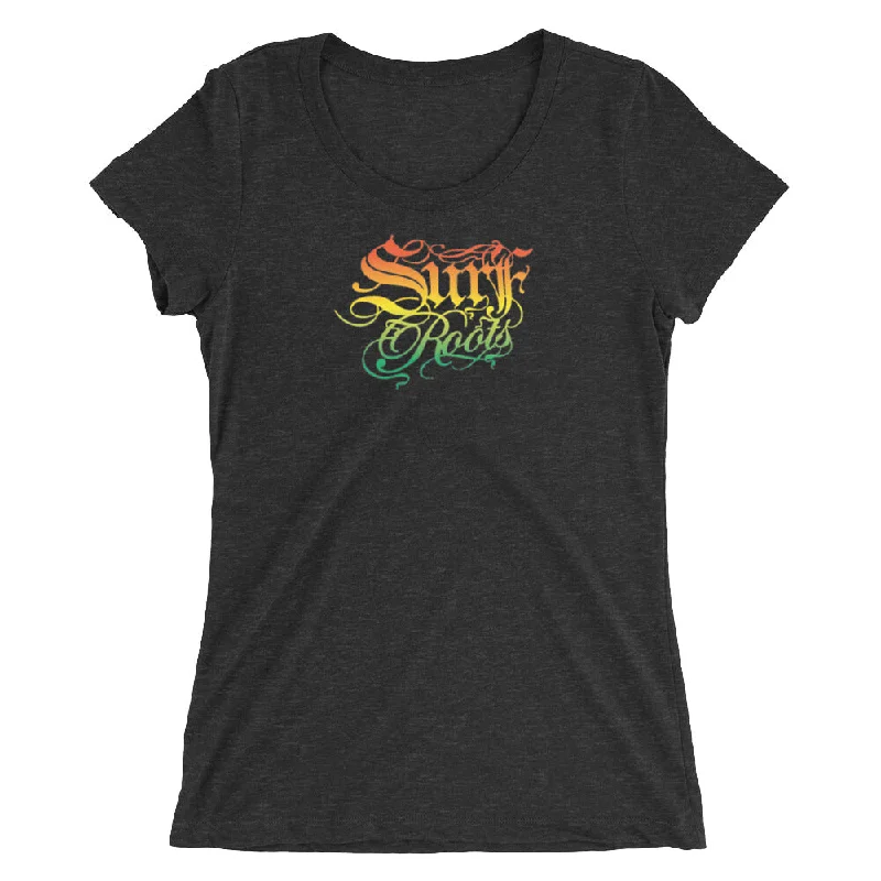 Ladies' Reggae Girl T-Shirt-- Zippered Front Buttoned Front Snap Front