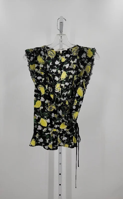 DVF Size M Shirts (Pre-owned)-- Solid Color Striped Floral