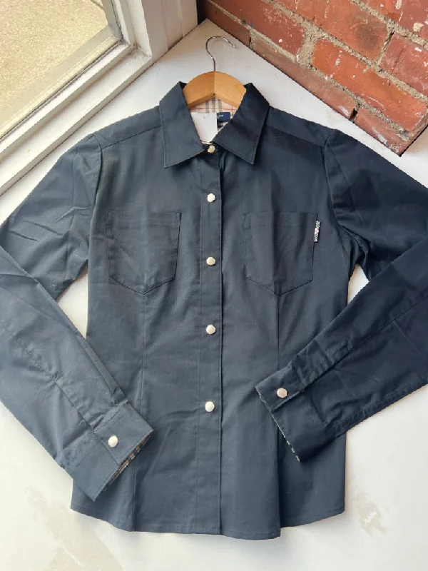 Burberry Size XL Shirts (Pre-owned)-- V-Neck T-Shirt Long Sleeve Cotton