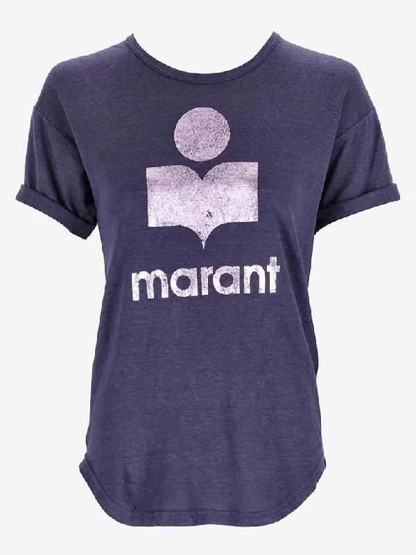 Koldi shiny marant t-shirt-- Hooded Caped Shawl Collar
