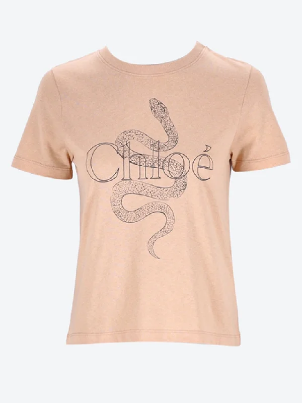 Snake capsule t-shirt-- Houndstooth Herringbone Solid