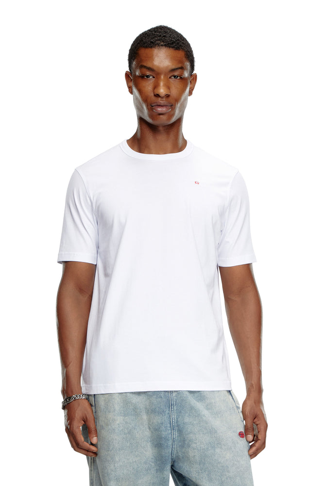 T-Shirt With Micro-Embroidered Logo-- Chenille Brocade Lace