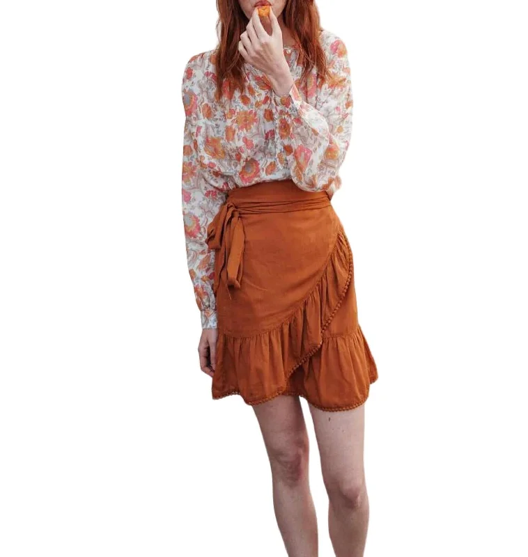 Juliana Blouse In Rainbow Flowers Smart Casual Blouse
