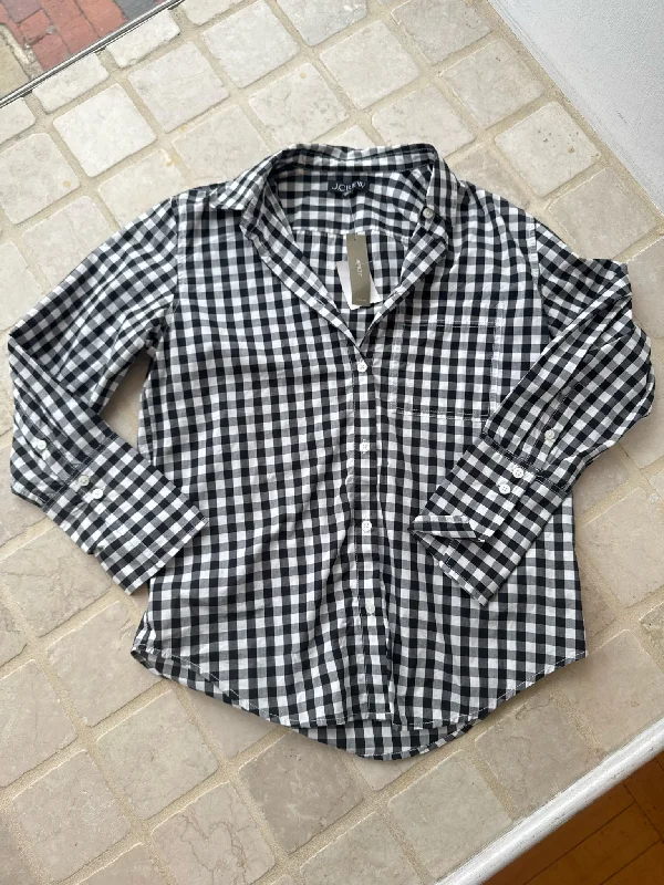 J Crew Size S Shirts (Pre-owned)-- Beaded Sequined Faux Fur