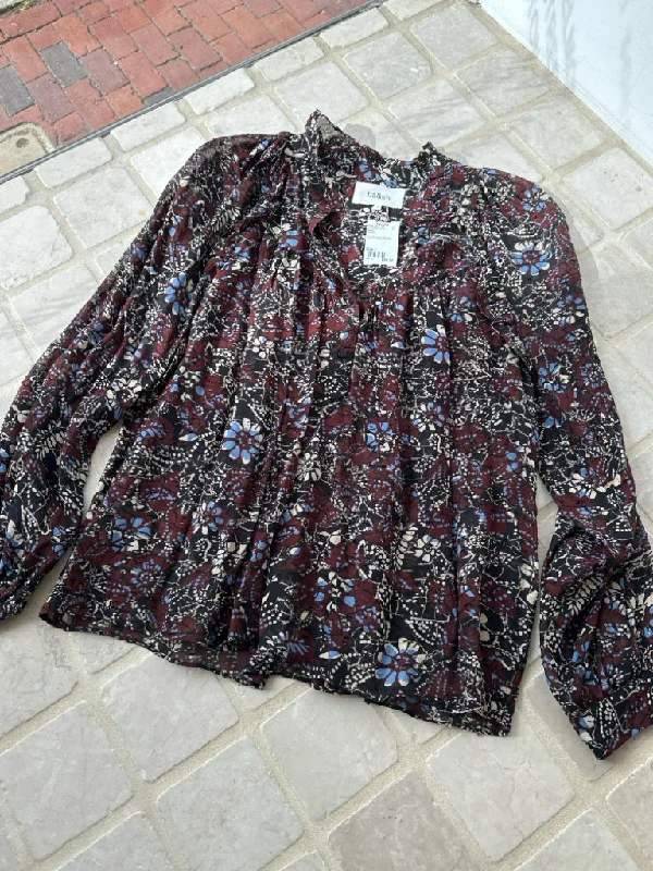 ba&sh Size 2 Shirts (Pre-owned)-- Asymmetrical Pockets Print