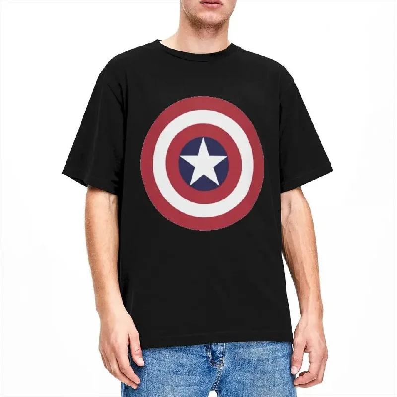 Men Women's Super Hero Captain America Shirt 3XL S4589409-- Rayon Velvet Corduroy