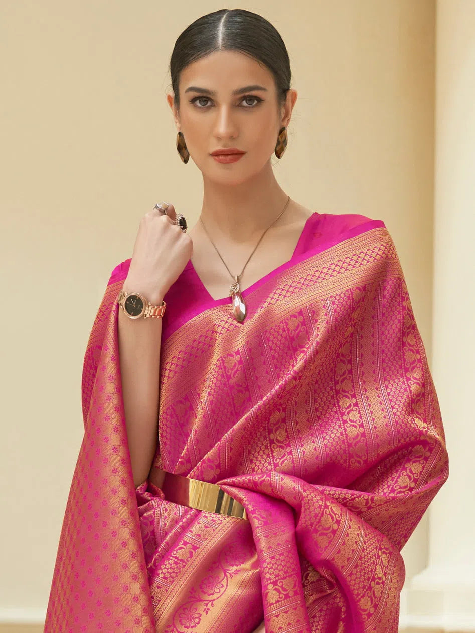 Saree Mall Women's Blend Pink Embroidered Woven Saree With Blouse Piece-KSHF235008 Feminine Tie Blouse Saree Mall Women's Blend Pink Embroidered Woven Saree With Blouse Piece-KSHF235008 Feminine Tie Blouse
