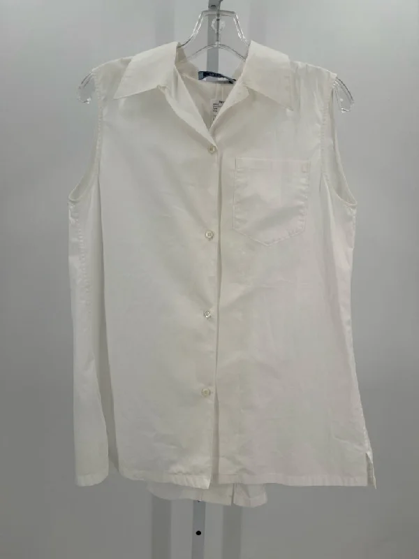 Prada Size 40 Shirts (Pre-owned)-- Terry Blend Velvet Blend Canvas Blend