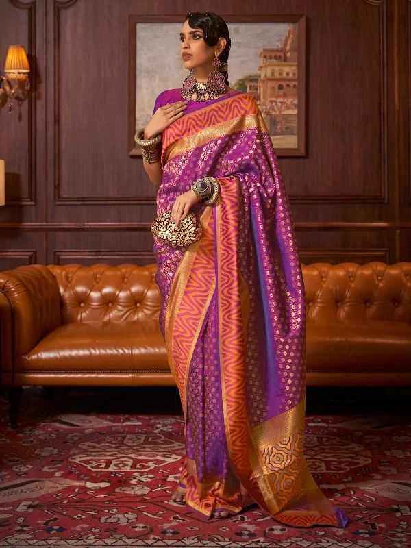 Saree Mall Women's Blend Purple Woven Design Handloom Saree With Blouse Piece-KAZAH271005 Smart Casual Blouse Saree Mall Women's Blend Purple Woven Design Handloom Saree With Blouse Piece-KAZAH271005 Smart Casual Blouse