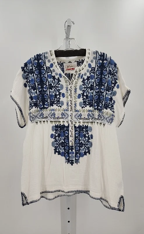 Johnny Was Size L Shirts (Pre-owned)-- Jersey Fabric Tulle Fabric Batik Fabric