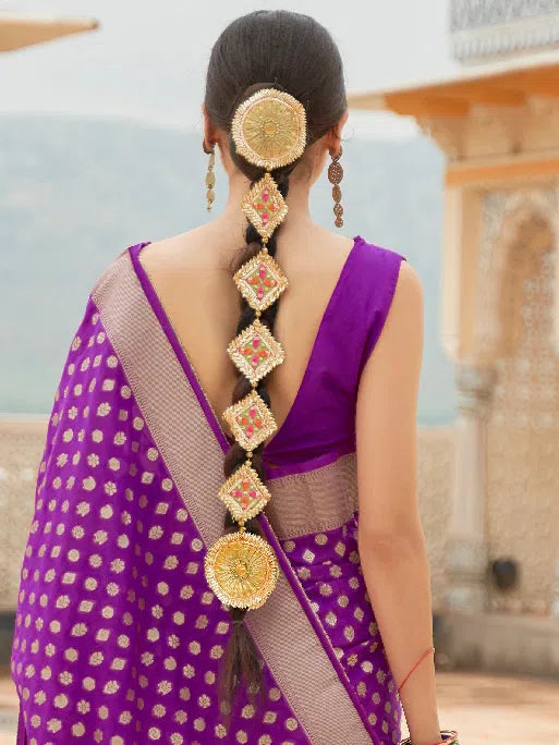 Saree Mall Women's Nylon Violet Woven Design Handloom Saree With Blouse Piece-KHADI203004 Casual Relaxed Fit Blouse Saree Mall Women's Nylon Violet Woven Design Handloom Saree With Blouse Piece-KHADI203004 Casual Relaxed Fit Blouse