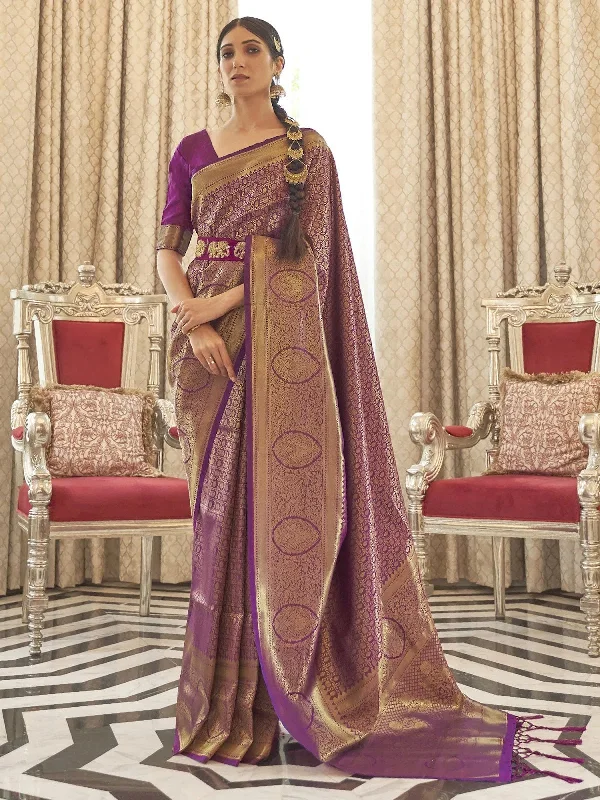 Saree Mall Women's Blend Purple Woven Design Handloom Saree With Blouse Piece-KABHA204002 Soft Pastel Blouse Saree Mall Women's Blend Purple Woven Design Handloom Saree With Blouse Piece-KABHA204002 Soft Pastel Blouse