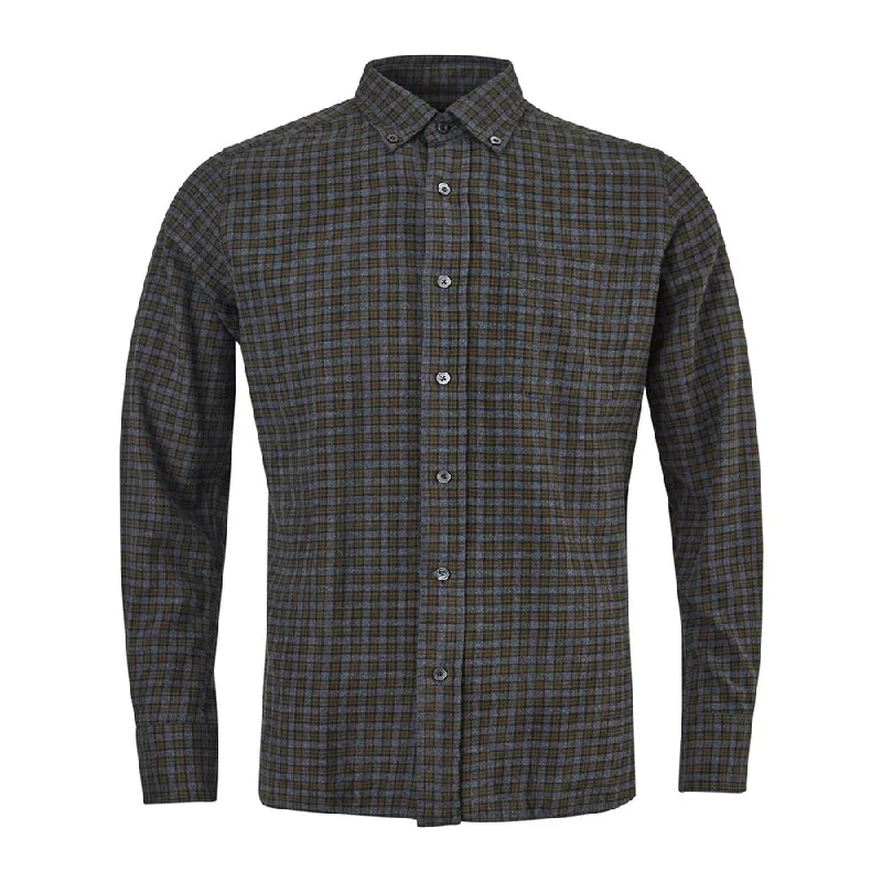 Elegant Multicolor Cotton Shirt For Men-- Denim Fabric Leather Fabric Suede Fabric