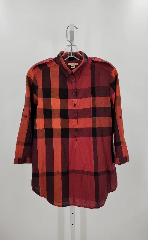 Burberry Brit Size S Shirts (Pre-owned)-- Mesh Blend Leather Blend Suede Blend