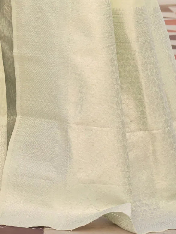 Saree Mall Women's Pure Linen Yellow Woven Design Woven Saree With Blouse Piece-KVAH216006 Ruffled Neck Blouse Saree Mall Women's Pure Linen Yellow Woven Design Woven Saree With Blouse Piece-KVAH216006 Ruffled Neck Blouse