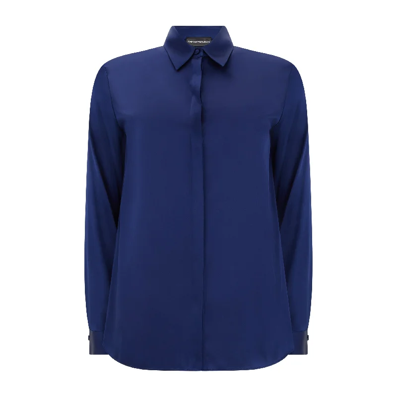 Silk Shirt-- Lace Blend Ribbed Blend Corduroy Blend