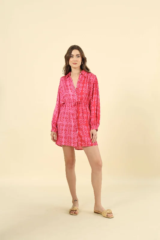 Aria Mini Dress Cozy Cowl Neck Mini Dress