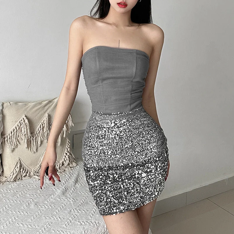 2023 NEW Arrivals Sexy Mini Dress hot girl style LL-299 Fashionable Mini Dress with Pockets 2023 NEW Arrivals Sexy Mini Dress hot girl style LL-299 Fashionable Mini Dress with Pockets