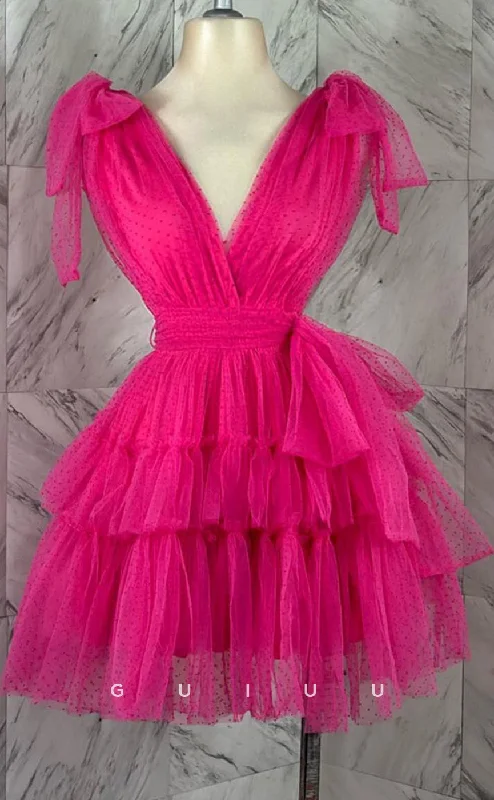 GH513 - Couture A-Line Allover Lace Party Dress Ball Gown V-Neck Strappy Homecoming Dress with Bowknot Tunics Wedding white GH513 - Couture A-Line Allover Lace Party Dress Ball Gown V-Neck Strappy Homecoming Dress with Bowknot Tunics Wedding white