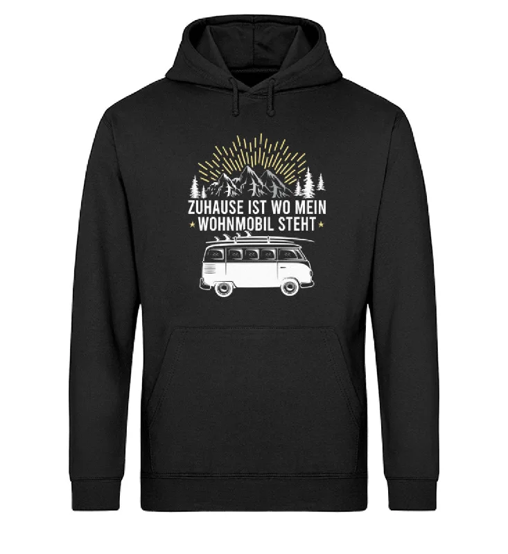 Zuhause ist wo mein Wohnmobil steht - Unisex Organic Hoodie Hoodie with Drawstring Waist Adjustable Fitted Zuhause ist wo mein Wohnmobil steht - Unisex Organic Hoodie Hoodie with Drawstring Waist Adjustable Fitted