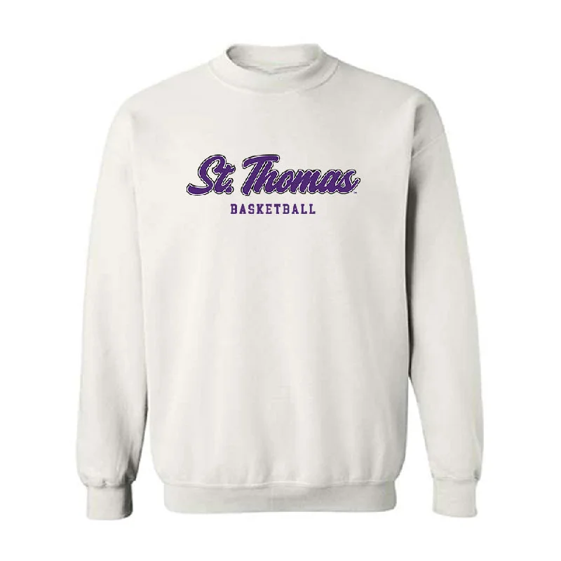 UST - NCAA Women's Basketball : Amber Scalia - Crewneck Sweatshirt Hoodie with Monochrome Minimalist Simple UST - NCAA Women's Basketball : Amber Scalia - Crewneck Sweatshirt Hoodie with Monochrome Minimalist Simple