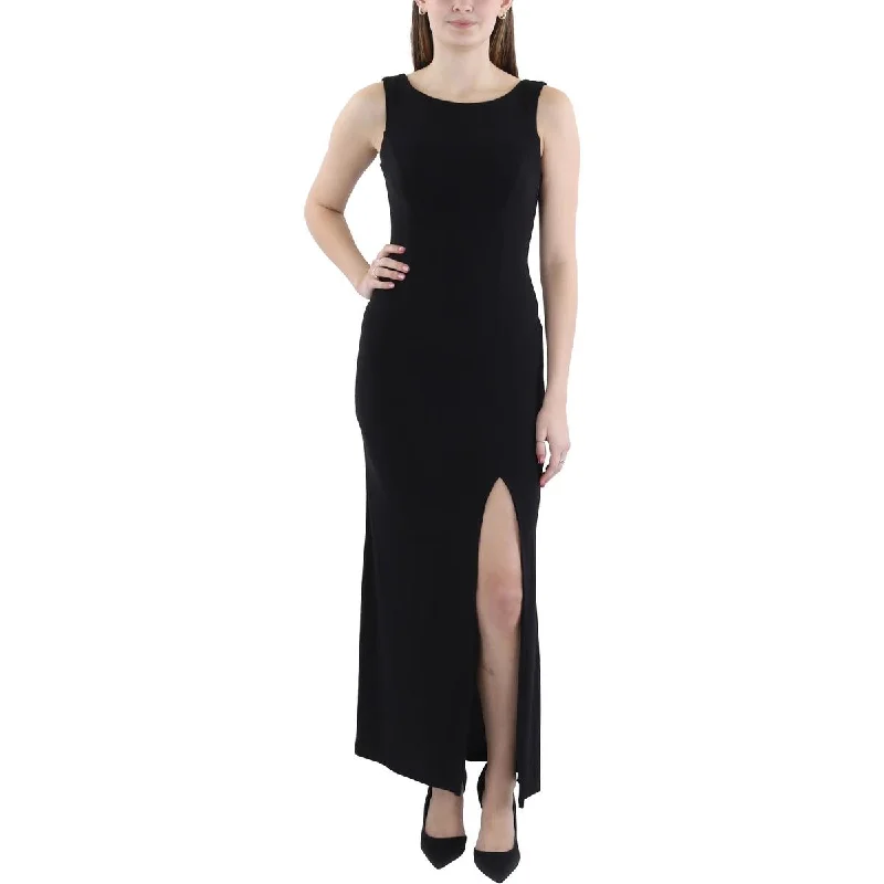 Juniors Womens Embellished Open Back Evening Dress Tunics Designer luxury