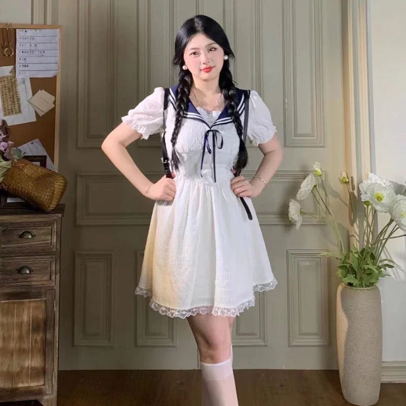 School style summer dress mini dress Graduation Ceremony sweet LL-193 Stylish Sweetheart Neck Mini Dress School style summer dress mini dress Graduation Ceremony sweet LL-193 Stylish Sweetheart Neck Mini Dress