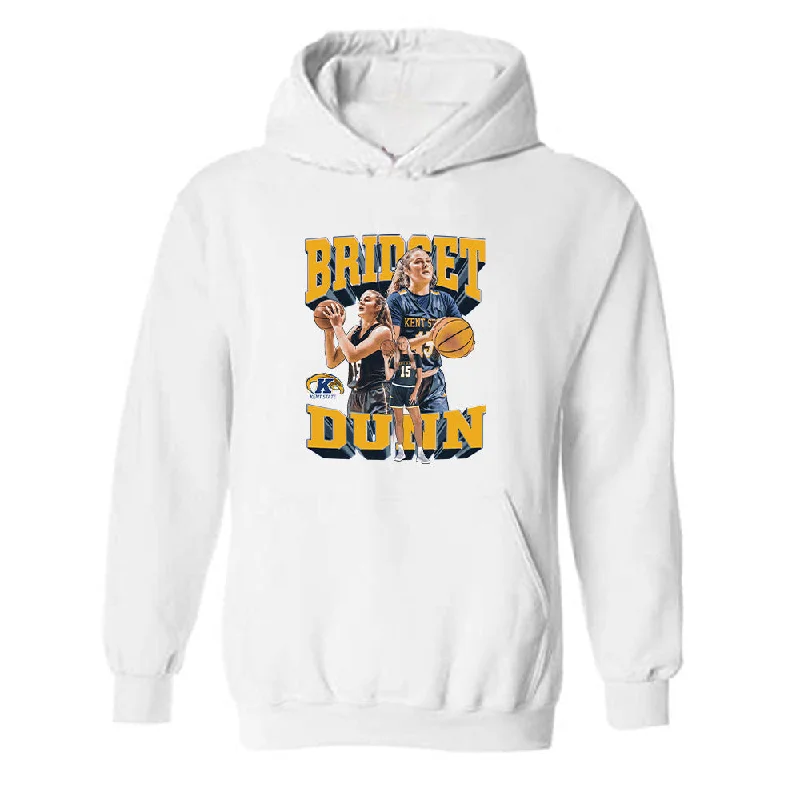 Kent State - NCAA Women's Basketball : Bridget Dunn - Player Collage Hooded Sweatshirt Hoodie with Puffed Sleeves Voluminous Trendy Kent State - NCAA Women's Basketball : Bridget Dunn - Player Collage Hooded Sweatshirt Hoodie with Puffed Sleeves Voluminous Trendy