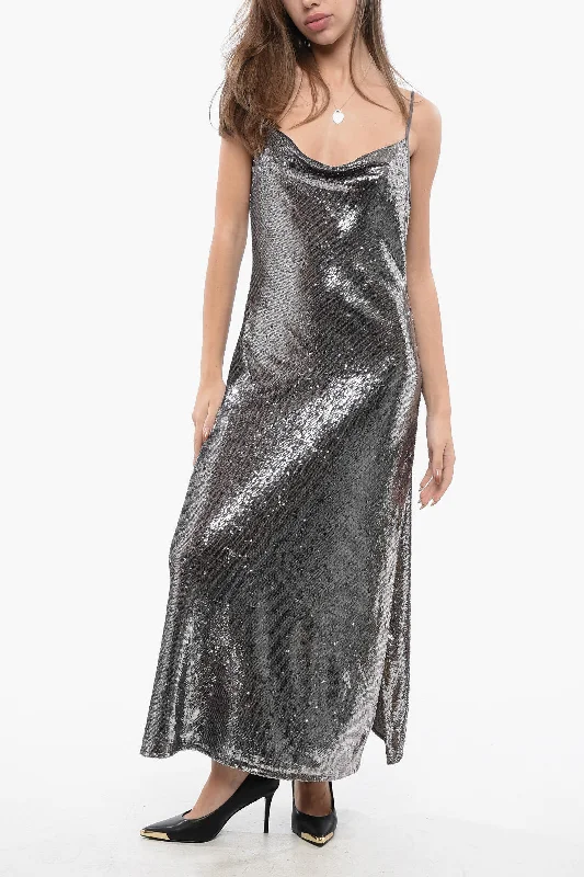 AllSaints Sequined HADLEY Slip Dress Tunics Practical durable
