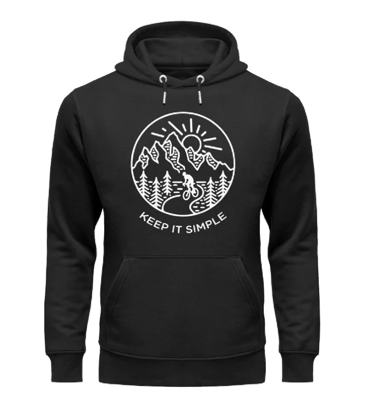 Keep it Simple - Unisex Premium Organic Hoodie Hoodie with Illustration Artistic Creative Keep it Simple - Unisex Premium Organic Hoodie Hoodie with Illustration Artistic Creative