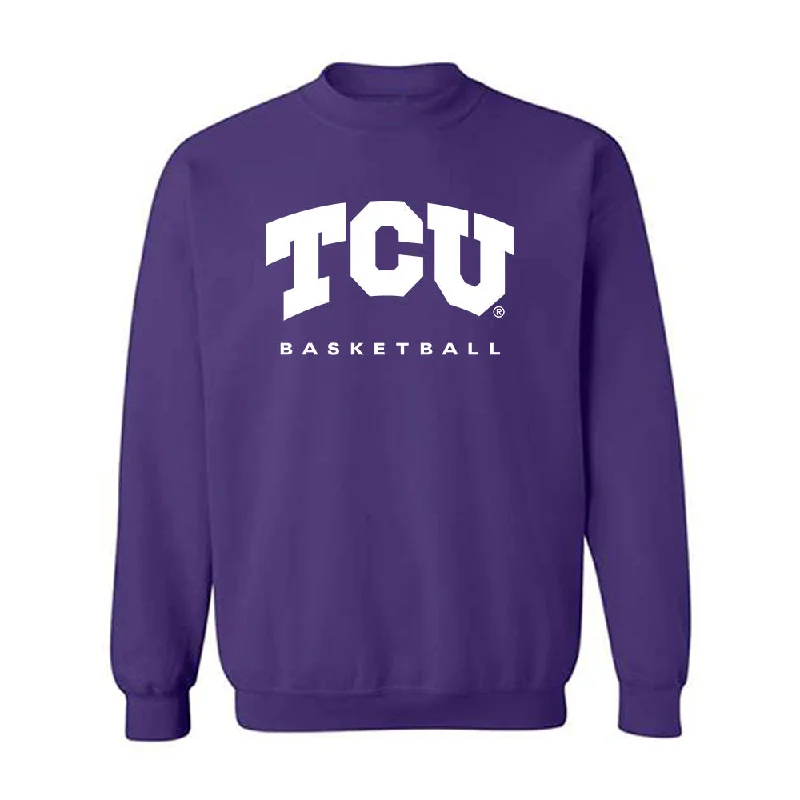 TCU - NCAA Women's Basketball : Hailey Van Lith - Classic Shersey Crewneck Sweatshirt Hoodie with Contrast Stitching Detailed Premium