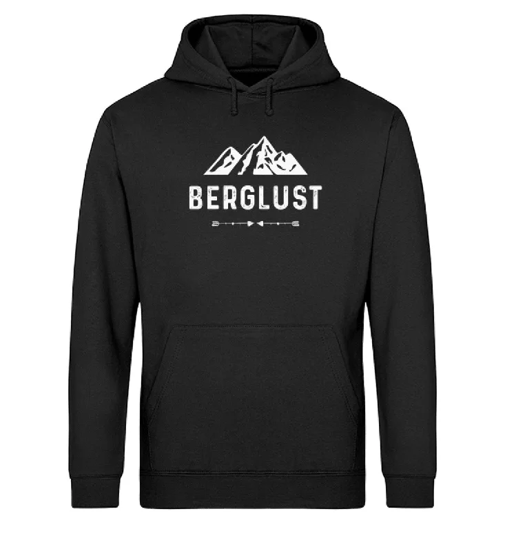 BERGLUST - Unisex Organic Hoodie Hoodie with Belted Waist Structured Tailored