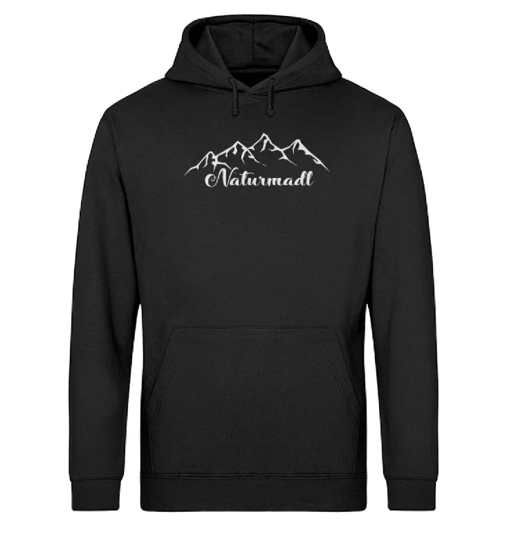 Naturmadl - Unisex Organic Hoodie Hoodie with Lining Warm Insulated