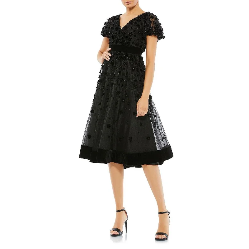 Womens Embellished Midi Cocktail and Party Dress Tunics Brand named