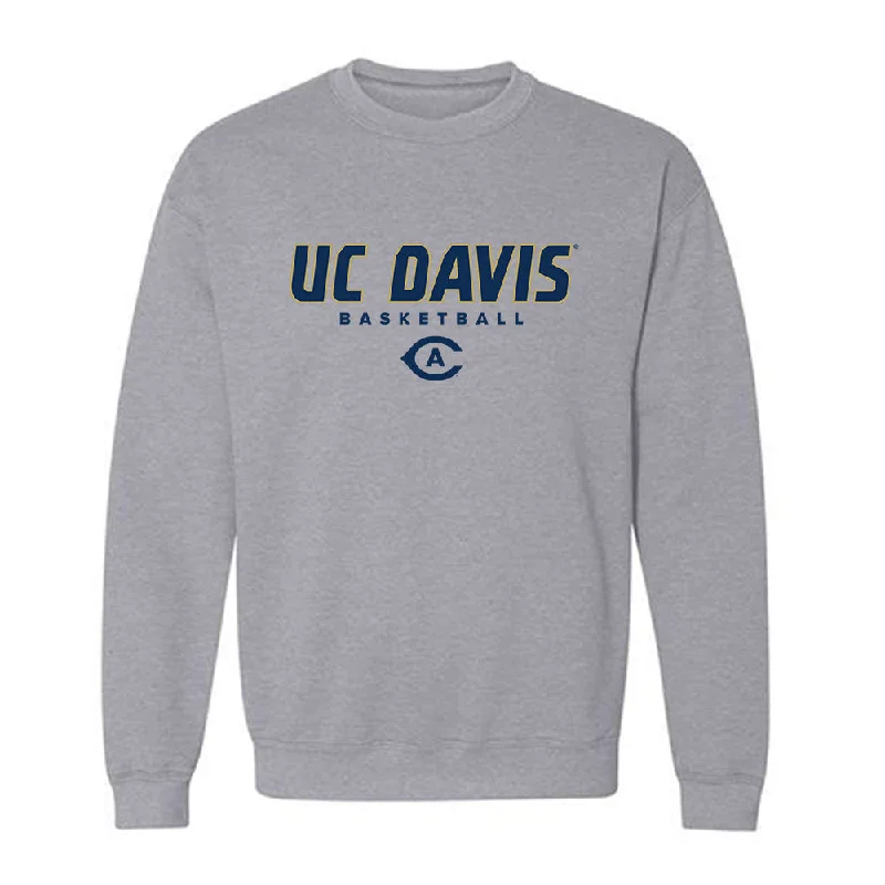 UC Davis - NCAA Women's Basketball : Ryann Bennett - Classic Shersey Crewneck Sweatshirt Hoodie with Puffed Sleeves Voluminous Trendy UC Davis - NCAA Women's Basketball : Ryann Bennett - Classic Shersey Crewneck Sweatshirt Hoodie with Puffed Sleeves Voluminous Trendy