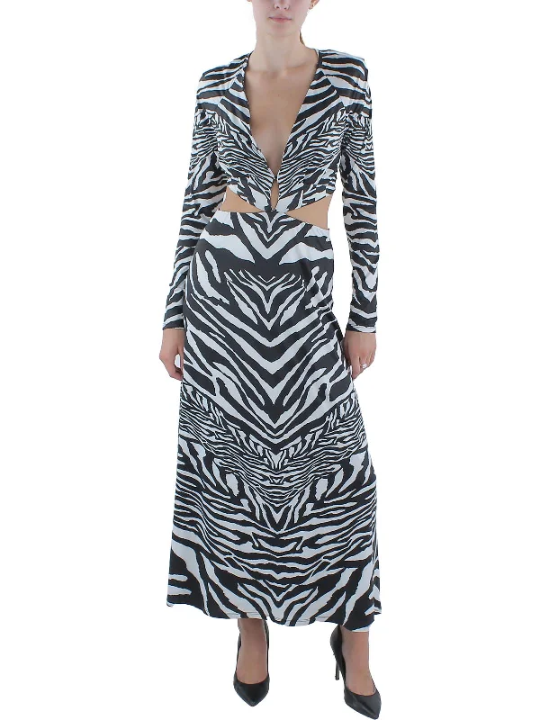 Womens Open Back Polyester Cocktail And Party Dress Tunics Stylish elegant