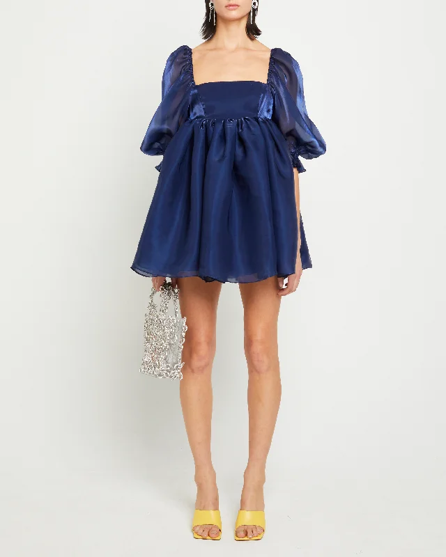 Cloud Mini Dress Chic Pleated Mini Dress