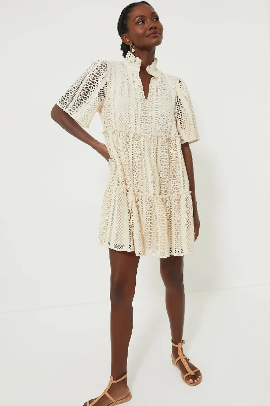 Sand Crochet Lace Crawford Dress Tunics Favorite customer