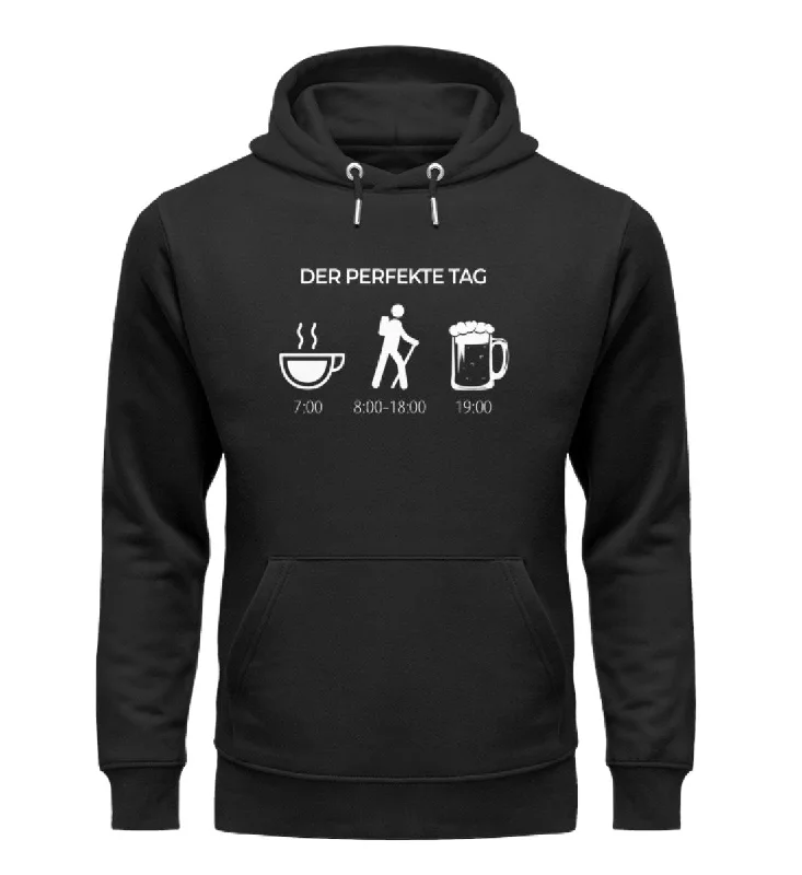 Der perfekte Tag - Unisex Premium Organic Hoodie Hooded Sweatshirt Casual Wear Street Style