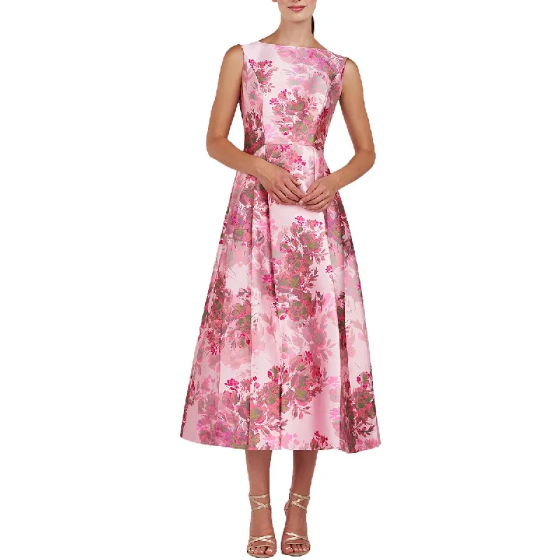 Womens Pleated Midi Cocktail And Party Dress Tunics Chinos classic