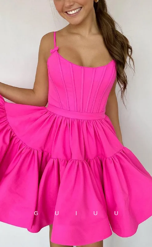 GH795 - Classic & Timeless A-Line Scoop Straps Short Mini Homecoming Party Dress Tunics Corduroy durable GH795 - Classic & Timeless A-Line Scoop Straps Short Mini Homecoming Party Dress Tunics Corduroy durable