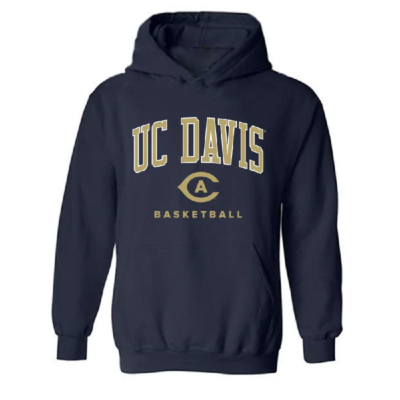 UC Davis - NCAA Women's Basketball : Ryann Bennett - Classic Fashion Shersey Hooded Sweatshirt Hoodie with Set-In Sleeves Structured Classic UC Davis - NCAA Women's Basketball : Ryann Bennett - Classic Fashion Shersey Hooded Sweatshirt Hoodie with Set-In Sleeves Structured Classic
