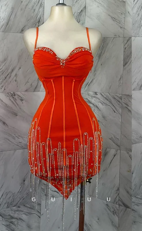 GH515 - Sheath/Column Spaghetti Straps Sweetheart Cocktail Dress Velvet Sashes Embellished Jewel Party Dress Tunics Party sparkling GH515 - Sheath/Column Spaghetti Straps Sweetheart Cocktail Dress Velvet Sashes Embellished Jewel Party Dress Tunics Party sparkling