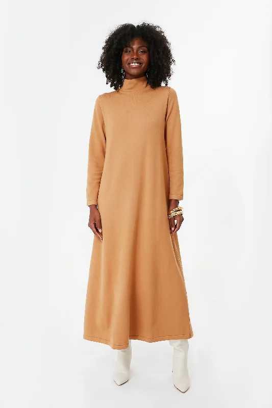 Camel Ellery Dress Tunics Sophisticated sleek