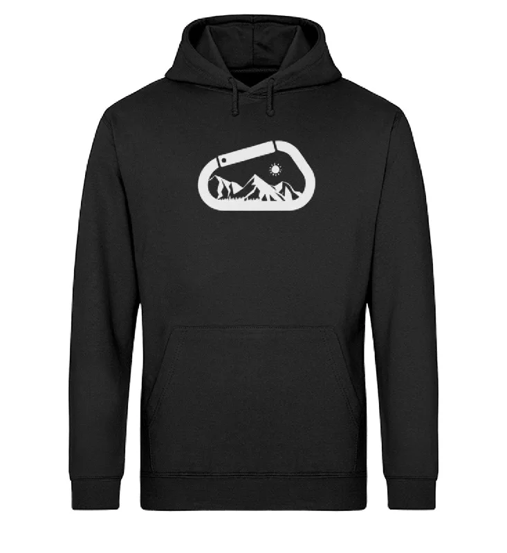 Bergkarabiner - Unisex Organic Hoodie Hoodie with Hem Patch Decorative Personalized