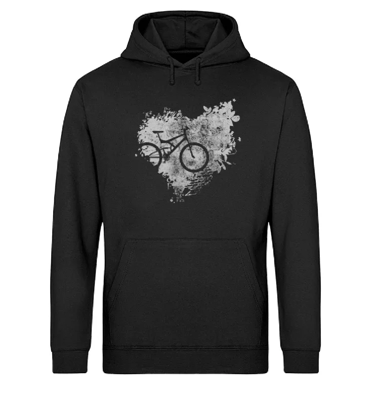 Fahrrad Abstrakt - Unisex Organic Hoodie Hoodie with Neon Bright Vibrant