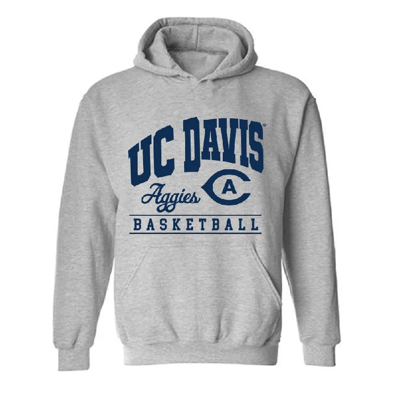 UC Davis - NCAA Women's Basketball : Ryann Bennett - Classic Shersey Hooded Sweatshirt Hoodie with Cuffed Sleeves Snug Secure UC Davis - NCAA Women's Basketball : Ryann Bennett - Classic Shersey Hooded Sweatshirt Hoodie with Cuffed Sleeves Snug Secure