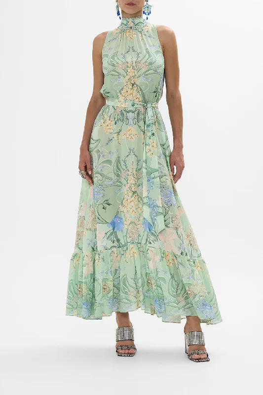 NECKTIE DRESS WITH ELASTICATED WAIST DREAMING IN DUTCH Tunics Denim casual