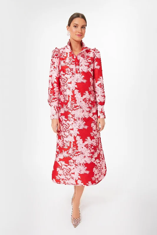 Scarlet Toile Demy Dress Cowl Neckline Elegant