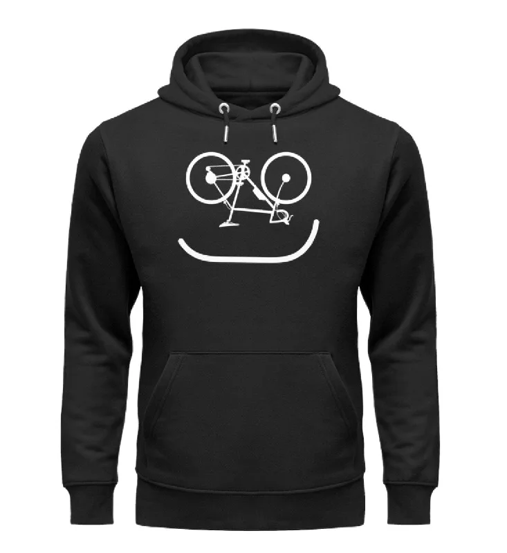 Fahrrad Emoji -Unisex Premium Organic Hoodie Hoodie with Button Classic Timeless